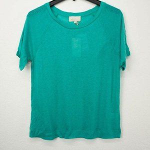 Melloday Small Raglan Crew Neck T-Shirt Blue